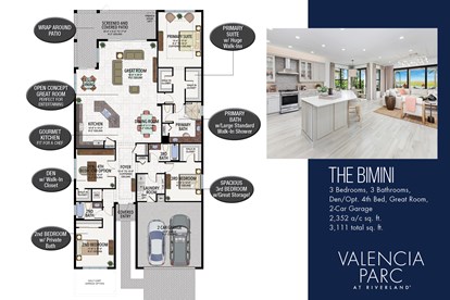 Bimini Floor Plan at Riverland 3