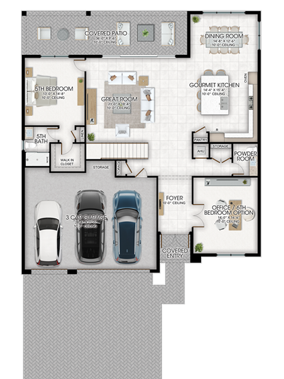 Apex 623 Meridian Floorplan 1st Floor