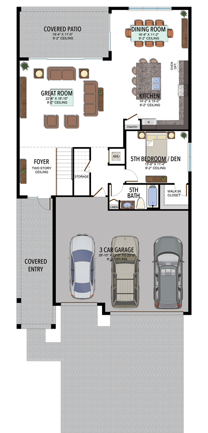 490 Monterey floorplan 1st Floor