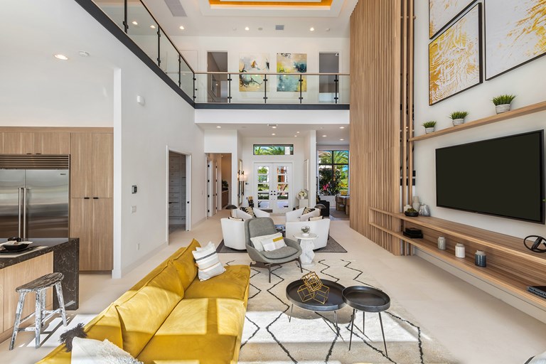 Veneto Family Room and Living Room