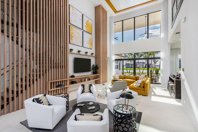 Veneto Family Room and Living Room