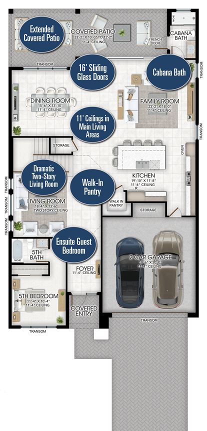 NMR 510 Kauai floorplan 1st