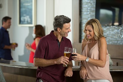 Couple Having Cocktails