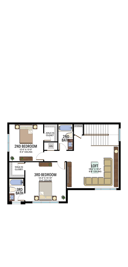 504 RC Biscayne Floorplan 2nd FL