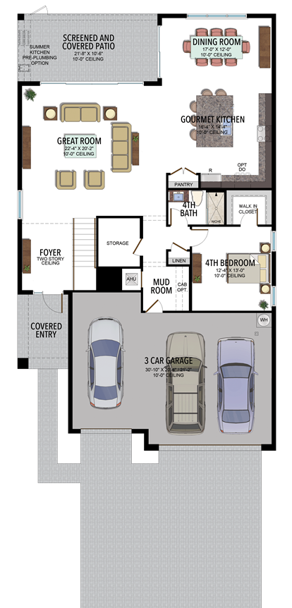 RiverCreek Olympia Floorplan 1st FL