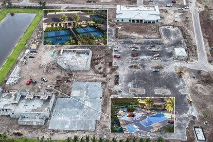 SEE THE RACQUET CLUB TAKING SHAPE