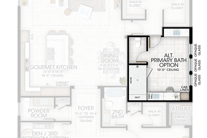 Primary Bathroom Delete Tub