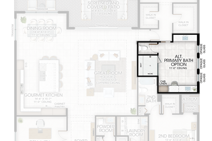 Primary Bathroom Delete Tub
