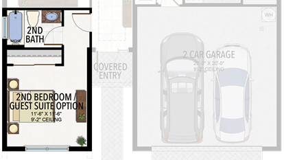 Relocate 2nd Bedroom Door for Guest Suit