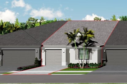 Areca II Front Elevation