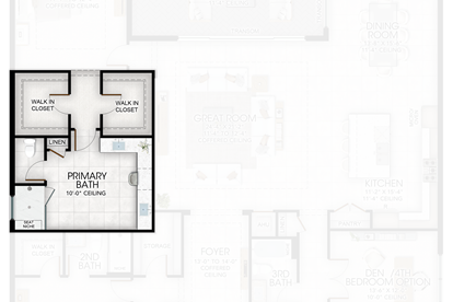 Alternate Primary Bathroom Delete Tub