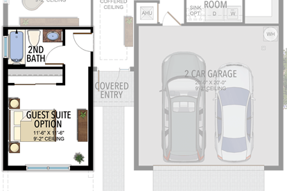 Relocate 2nd Bed Door for Guest Suit