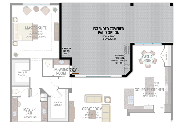 Extended Covered Patio